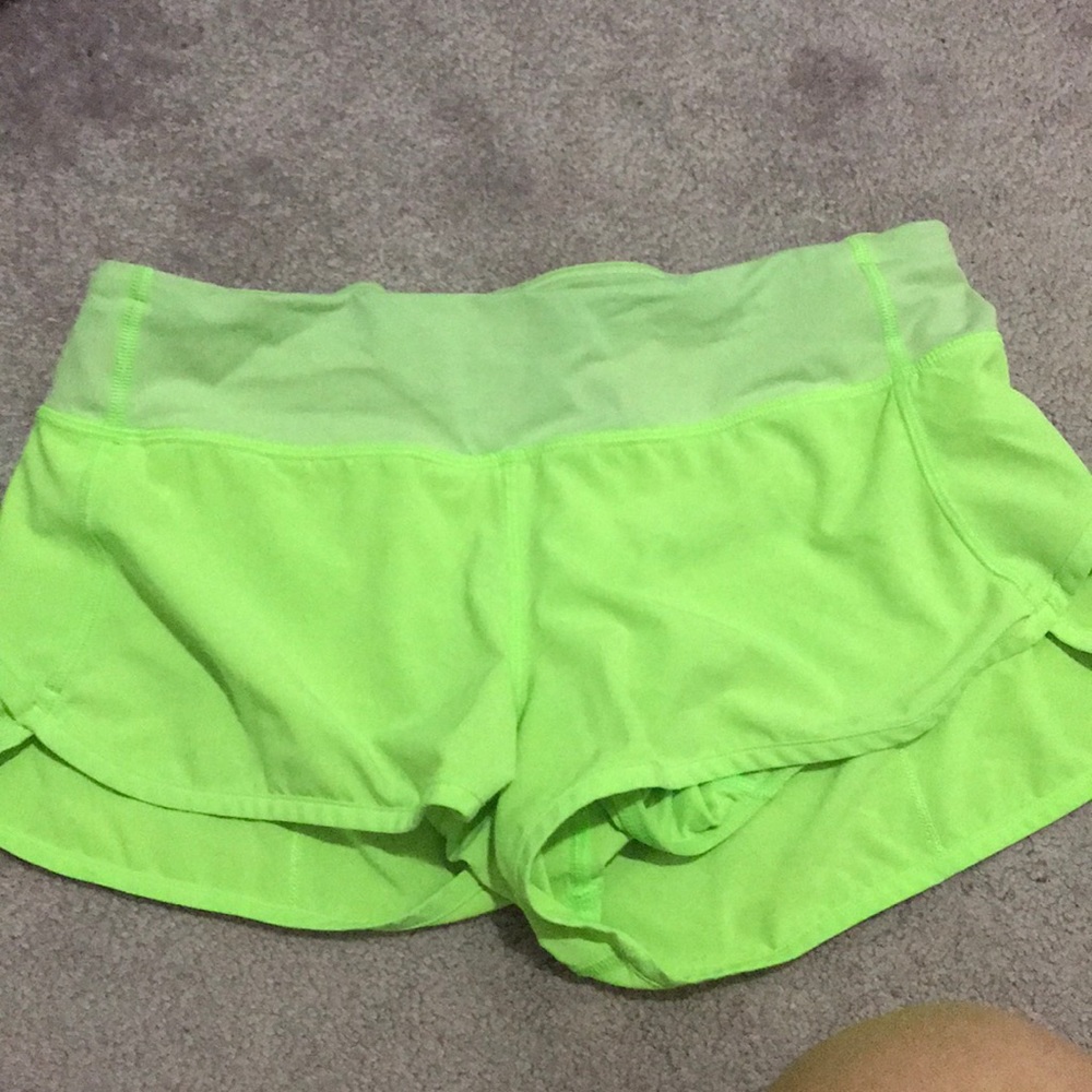 Lulu lemon speed shorts